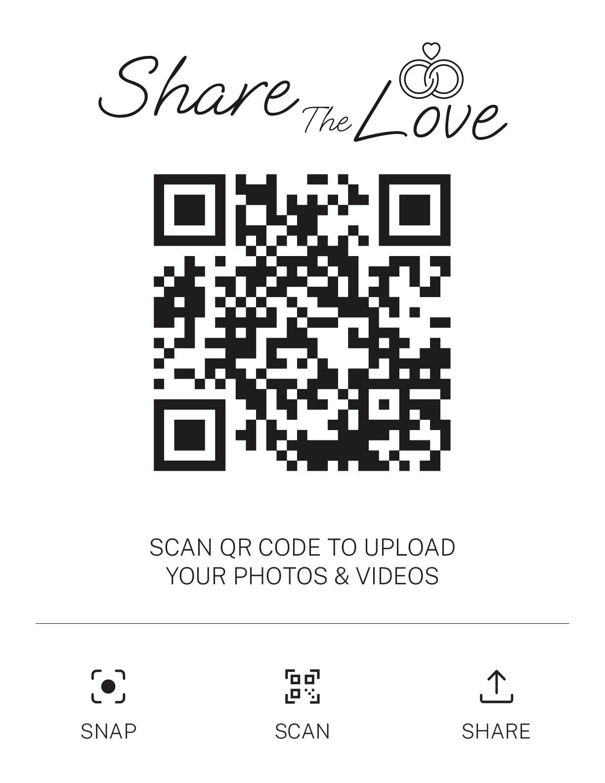 Photo Sharing Signage Kit