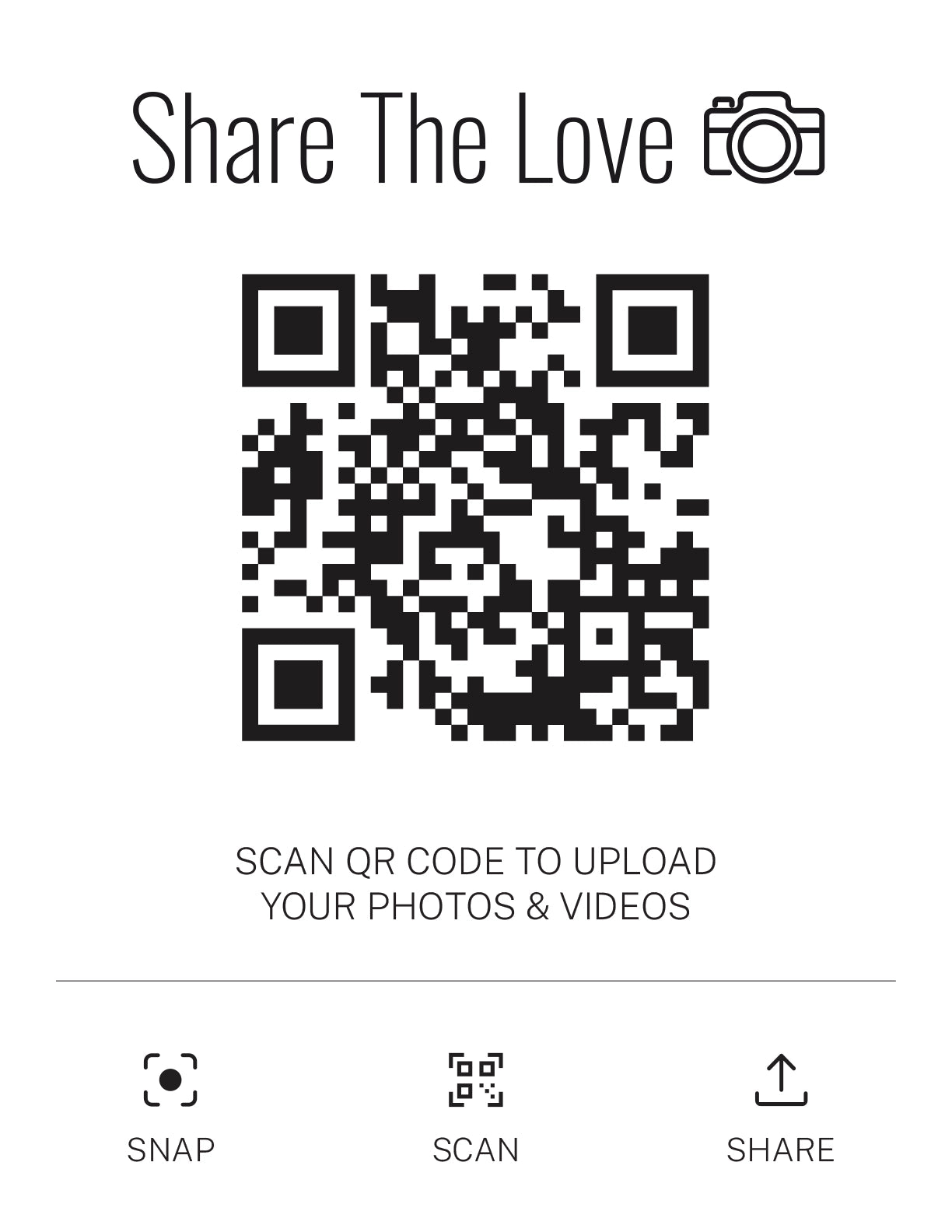 Photo Sharing Signage Kit