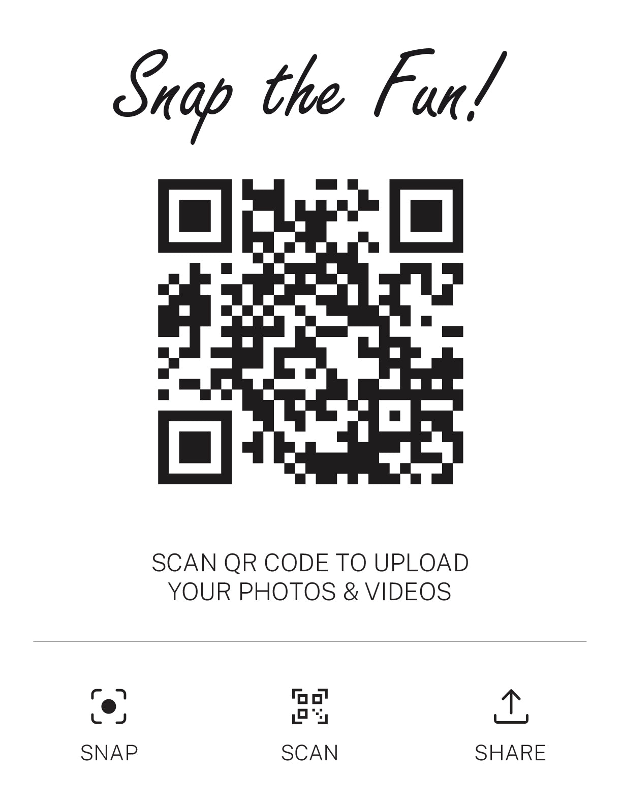 Photo Sharing Signage Kit