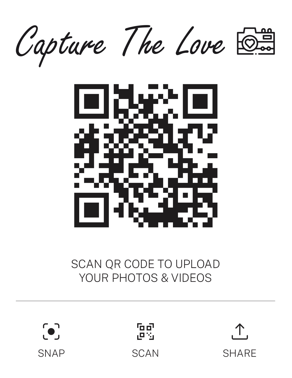 Photo Sharing Signage Kit