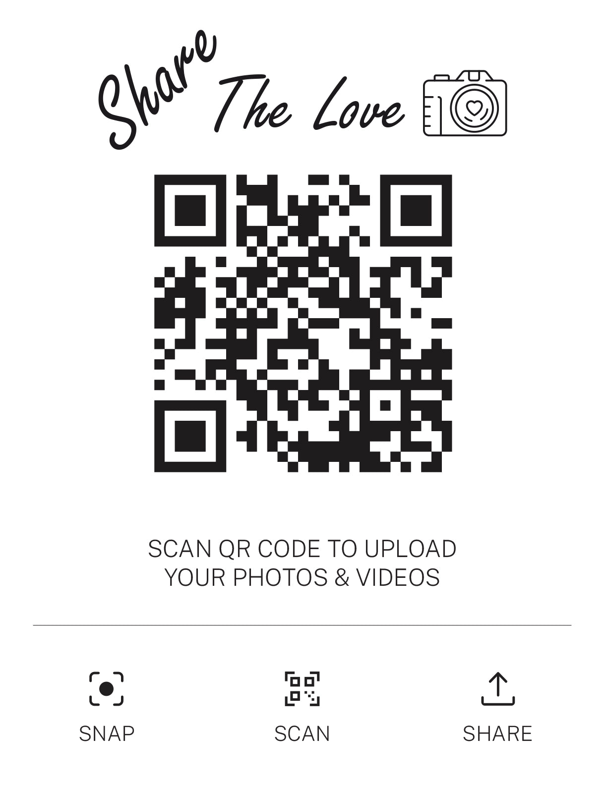 Photo Sharing Signage Kit