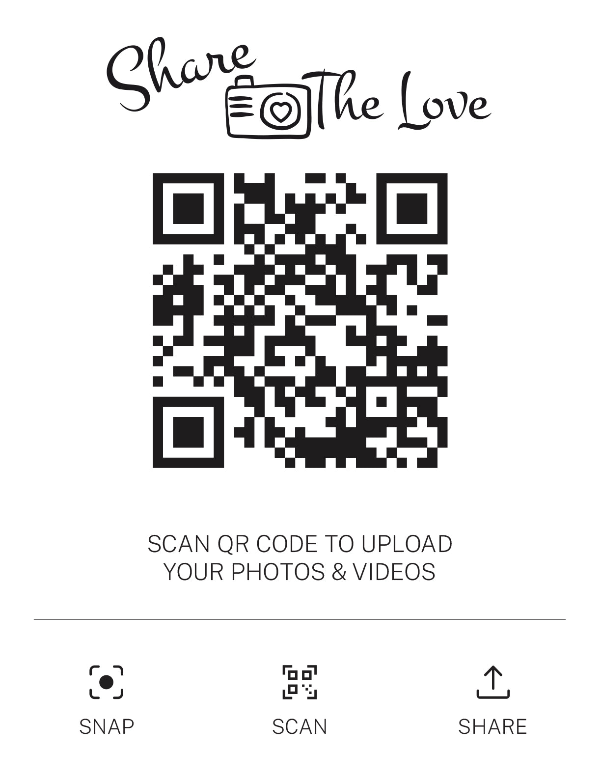 Photo Sharing Signage Kit